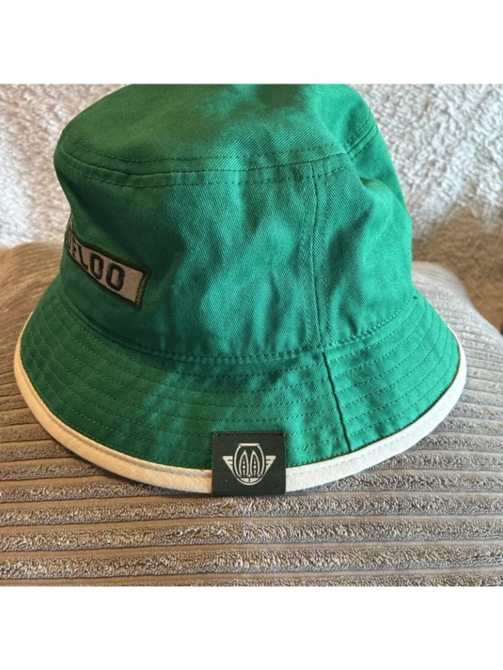 Epic Universe Harry Potter Ministry of Magic Metrofloo Sign Bucket Hat NWOT
